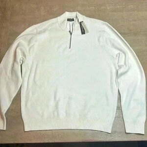 Tahari viscose blend quarterzip size XL